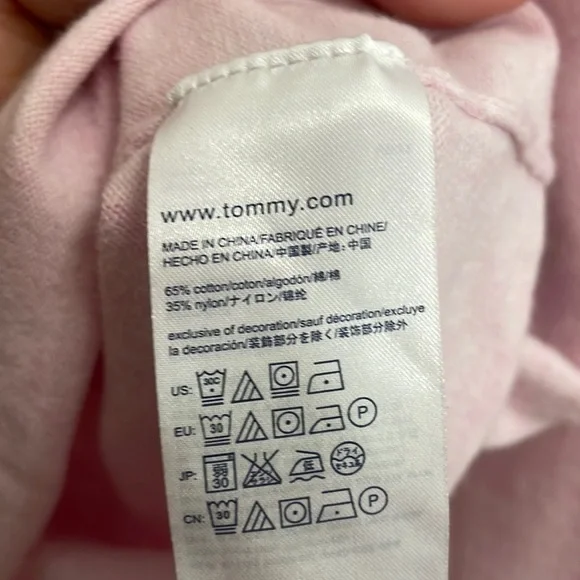 TOMMY HILFIGER light pink sweater. S - Picture 5 of 5